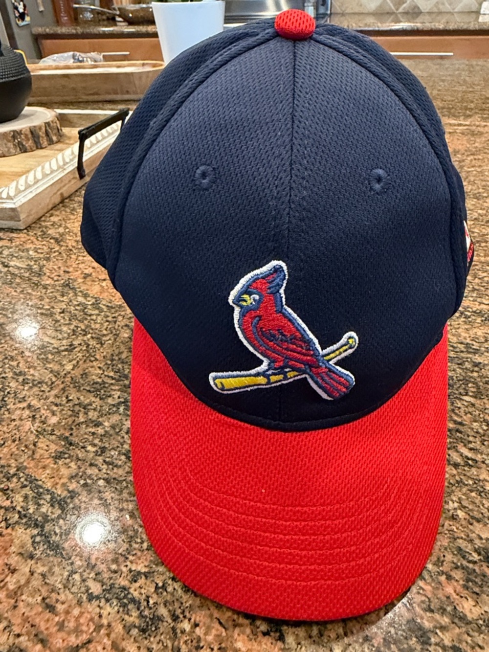 Navy and Red Cardinals Baseball Cap - Classic Team Patch